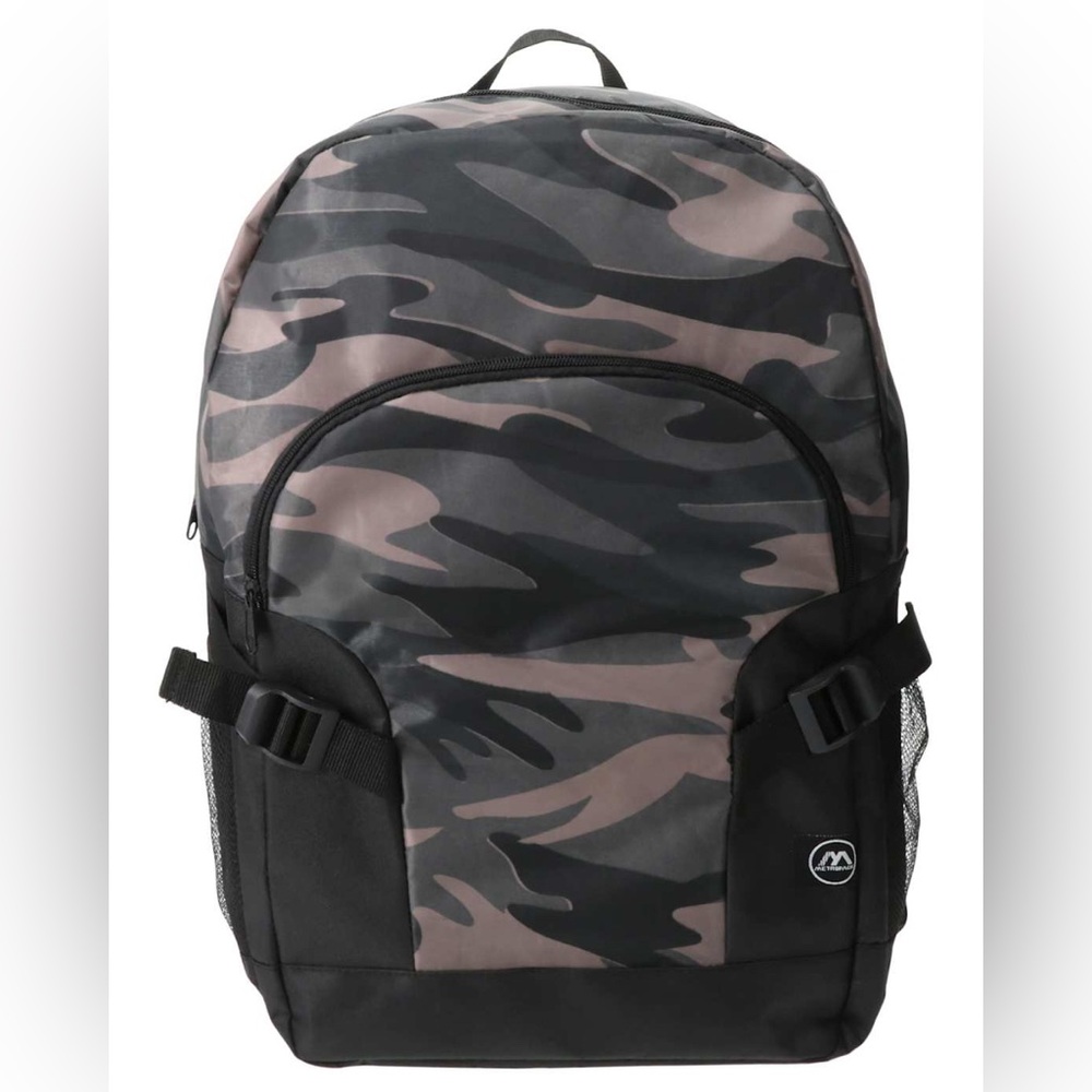 Metropack Camouflage Double Buckle Backpack